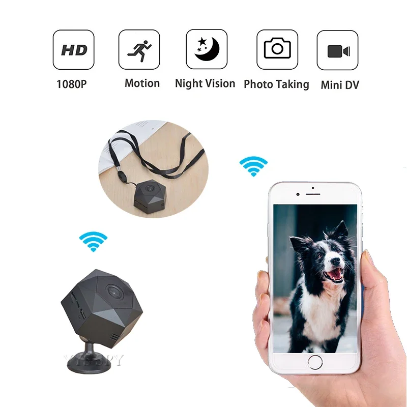 Smart Home Kamera - HD 1080P ไร้สายขนาดเล็ก Mini WiFi กล้อง