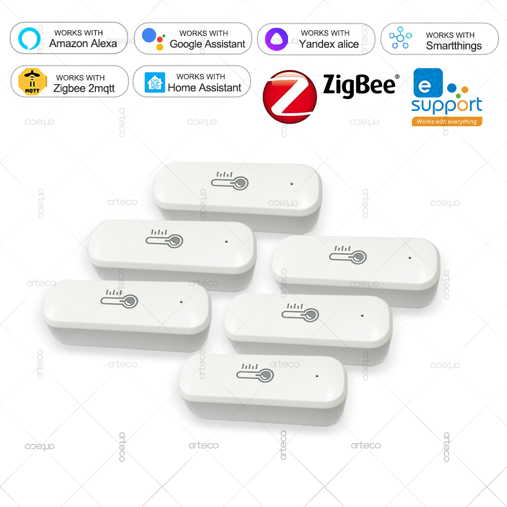 Smart Home News - Zigbee อุณหภูมิและความชื้นเซนเซอร์สมาร์ทโฮมเทอร์โมมิเตอร์เครื่องวัดความชื้น APP ระยะไกลทํางานร่วมกับ Alexa Yandex