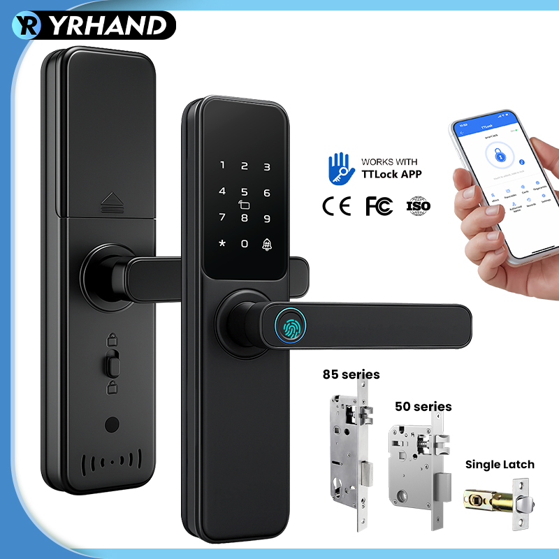 Smart Home Keyestudio - บลูทูธ TTLock แอป ล็อคด้วยลายนิ้วมือ Cerradura Inteligente