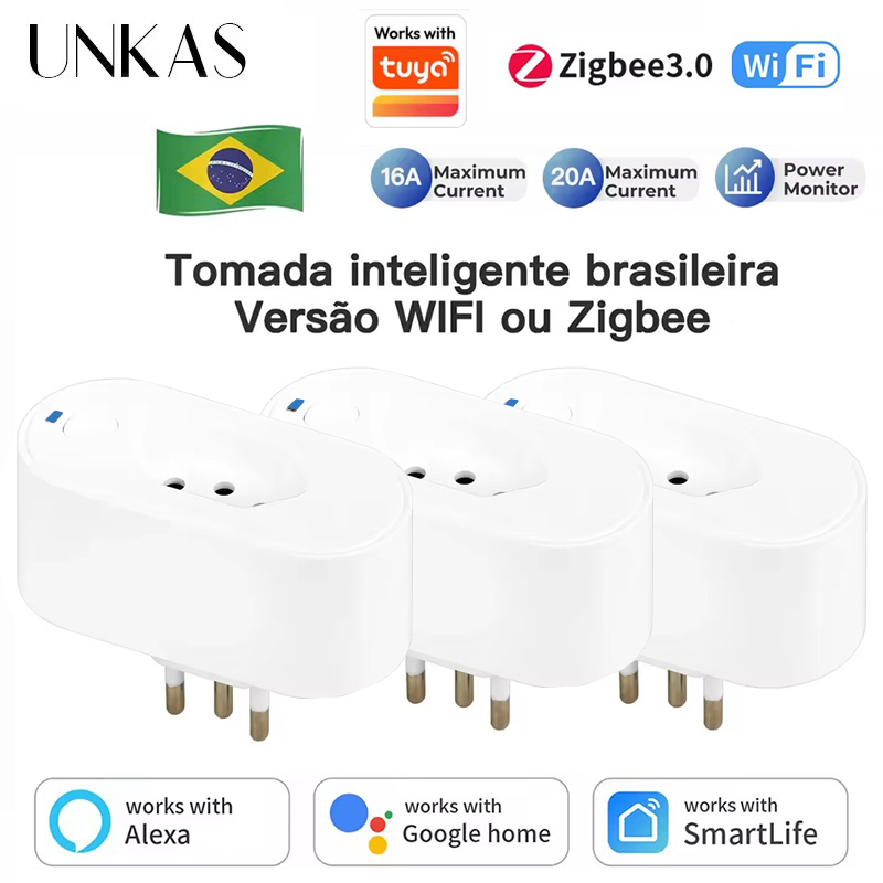 Smart Home News - UNKAS ใช้งานร่วมกับปลั๊ก Tuya Brazil WIFI หรือ