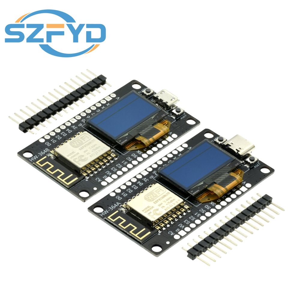 Smart Home Arduino - NodeMCU ESP8266 บอร์ดพัฒนา 0.96 นิ้ว OLED