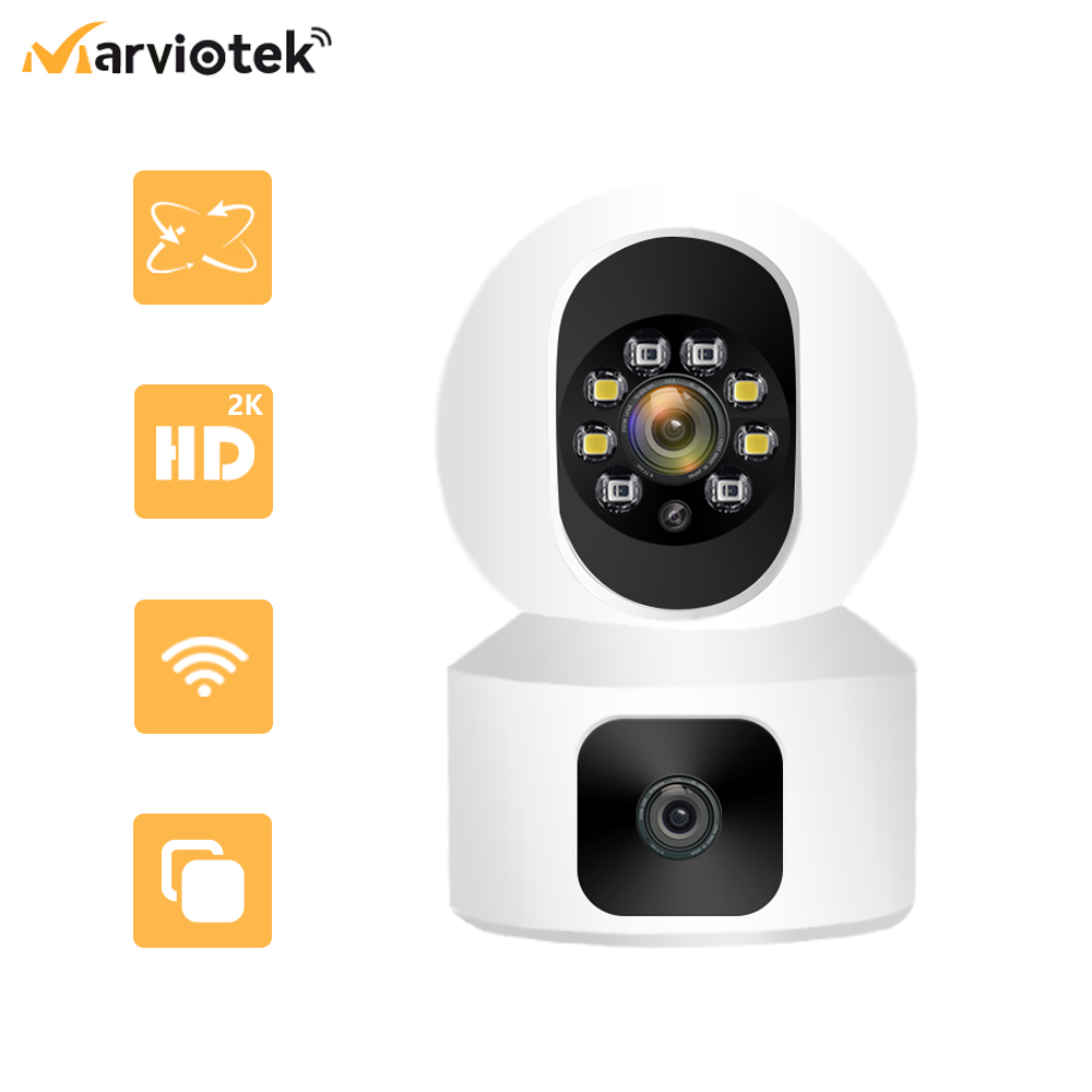 Smart Home Kamera - 2K Wifi Survalance กล้อง Icsee Daul