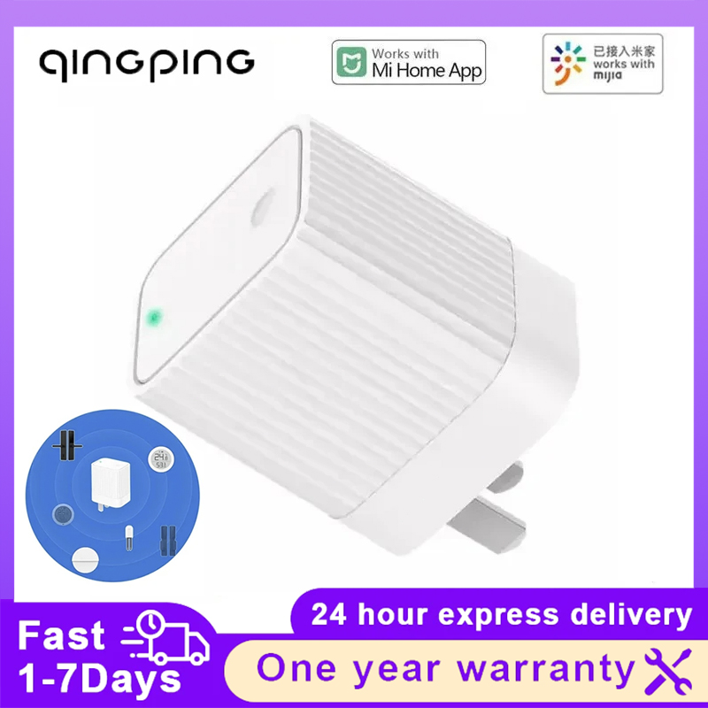 Smart Home Xiaomi Hub - Qingping บลูทูธเกตเวย์ฮับรองรับ WiFi ระยะไกลดูข้อมูลอุปกรณ์เชื่อมต่ออัจฉริยะอุปกรณ์บ้านสำหรับ Xiaomi Mijia