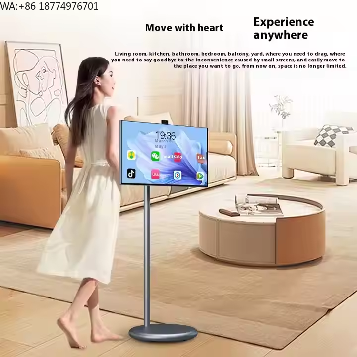 Smart Home Tv - ทีวีพกพาแอลซีดีขนาด 24 นิ้ว ระบบแอนดรอยด์ 12 หน้าจอสัมผัสแบบดิจิตอลอัจฉริยะ