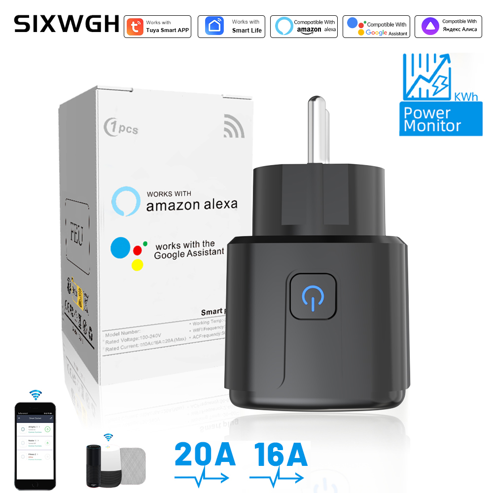 Smart Home Wiz - ปลั๊กอัจฉริยะ Tuya ควบคุมผ่าน WiFi รองรับปลั๊ก EU