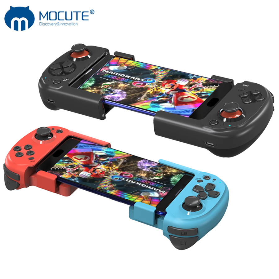 Smart Home Film - Mocute 061 เกมแพดไร้สายไร้สายซ้ายขวาแยกเกมคอนโทรลเลอร์บลูทูธจอยสติ๊กสําหรับเล่นเกมสําหรับ Android สําหรับ IOS