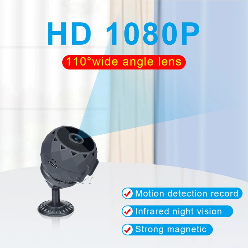 Smart Home Kamera - HD Mini กล้อง Night Vision กล้องดิจิตอลแม่เหล็ก