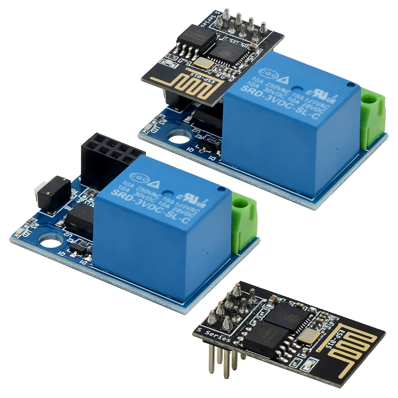 Smart Home Arduino - โมดูลรีเลย์ WiFi ESP-01S 5V 10A สวิตช์บ้านอัจฉริยะ