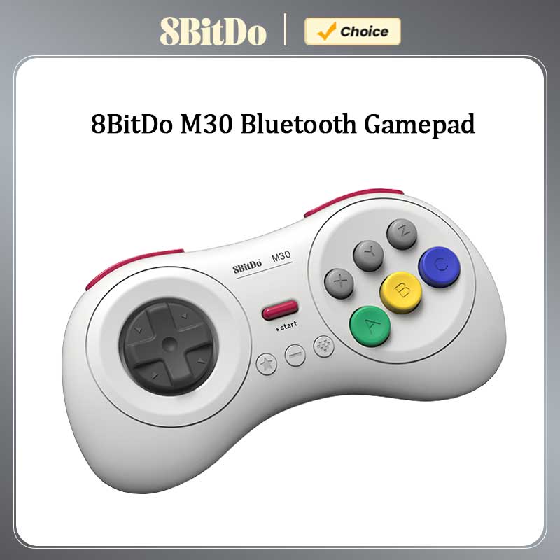 Smart Home Film - จอยควบคุมเกมจอยเกมส์บลูทูธ M30 8บิตโดสำหรับสมาร์ทโฟน Sega Genesis MEGA