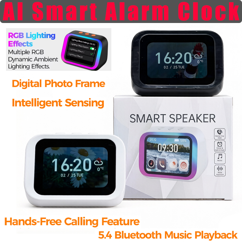 Smart Home Ai - ลำโพงบลูทูธ AI 5.4 พร้อมผู้ช่วยเสียง AI หน้าจอสัมผัส