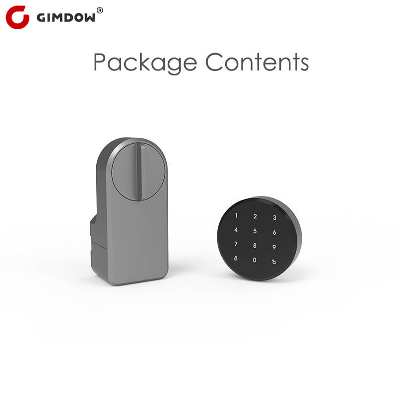 Smart Home Door Lock - ล็อคประตูดิจิตอลอัจฉริยะ Tuya GIMDOW ล็อคด้วยรหัสผ่าน ล็อคเกอร์ไฟฟ้าสำหรับโรงแรมและอพาร์ตเมนต์เพื่อความปลอดภัย