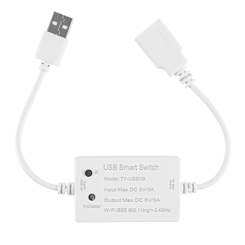 Smart Home Utilities - สวิตช์อัจฉริยะ Tuya USB 1ชิ้นตัวจับเวลาอเนกประสงค์ตัวจับเวลาอัจฉริยะสำหรับอุปกรณ์ USB สำหรับ