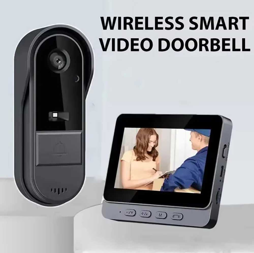 ระบบกล้องออดอัจฉริยะไร้สาย 2.4 - Smart Home Video Doorbell Installation บทวิจารณ์และราคา
