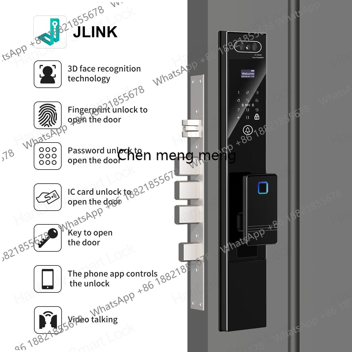ระบบล็อคประตูอัจฉริยะ Handaily - Smart Home Video Doorbell Installation บทวิจารณ์และราคา