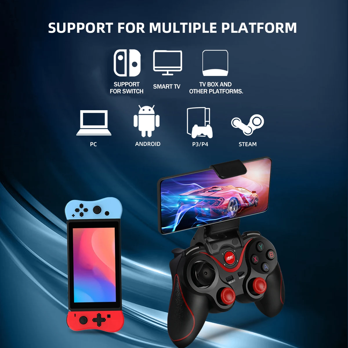 GAMINJA ไร้สายบลูทูธ Gamepad P - Smart Home Film บทวิจารณ์และราคา