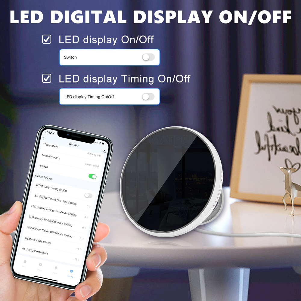 Tuya USB สมาร์ทอุณหภูมิความชื้ - Smart Home News บทวิจารณ์และราคา