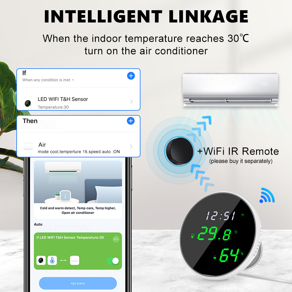 Tuya USB สมาร์ทอุณหภูมิความชื้ - Smart Home News บทวิจารณ์และราคา