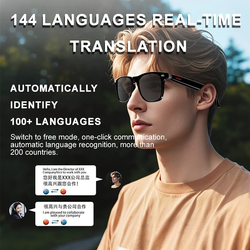 แว่นตา AI แปลภาษา 144 ภาษา แว่ - Smart Home Ai บทวิจารณ์และราคา