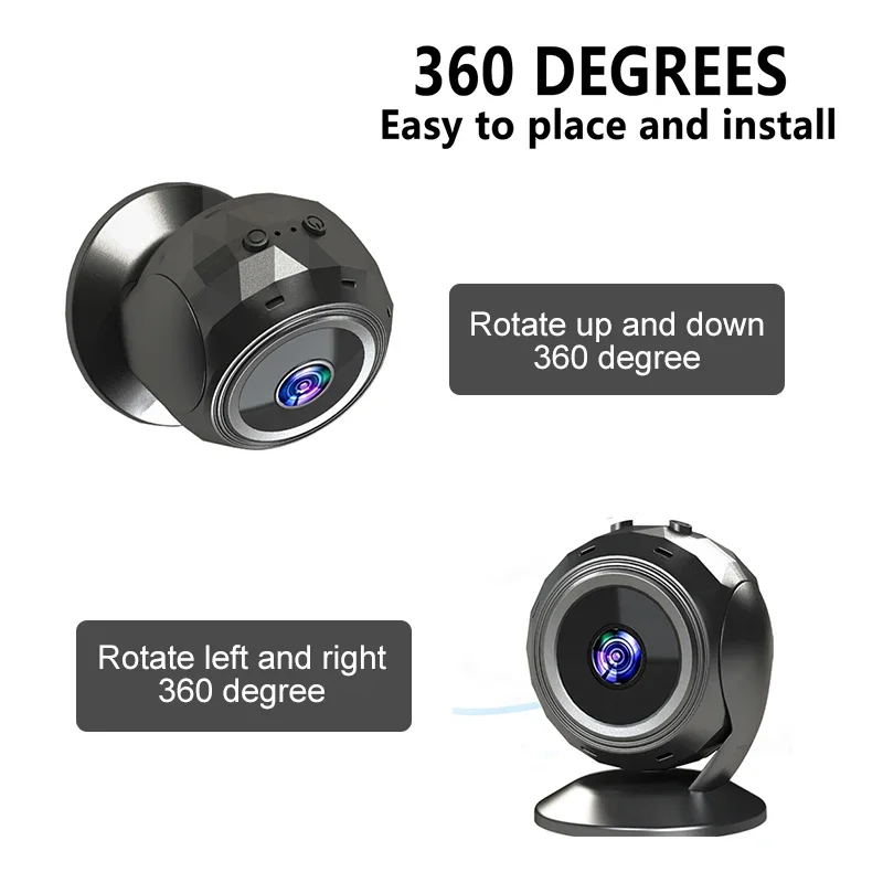 กล้องวงจรปิดไร้สายขนาดเล็ก 360 - Smart Home Kamera บทวิจารณ์และราคา