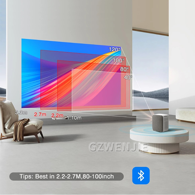 H6 มินิโปรเจคเตอร์ LED 1080P ฟ - Smart Home Tv บทวิจารณ์และราคา