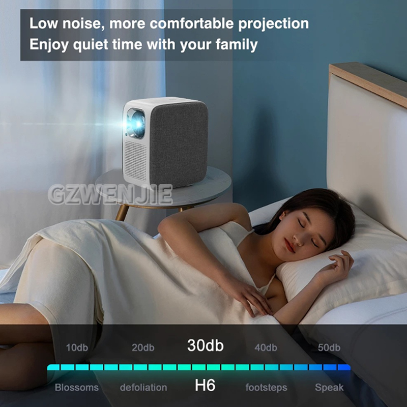 H6 มินิโปรเจคเตอร์ LED 1080P ฟ - Smart Home Tv บทวิจารณ์และราคา