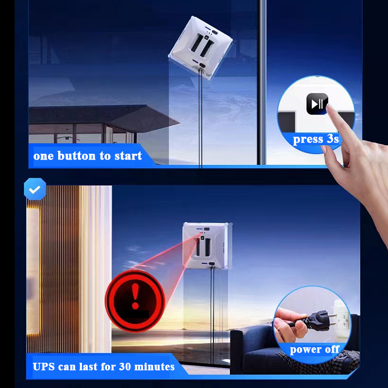 หุ่นยนต์ทำความสะอาดหน้าต่างด้ว - Smart Home Utilities บทวิจารณ์และราคา