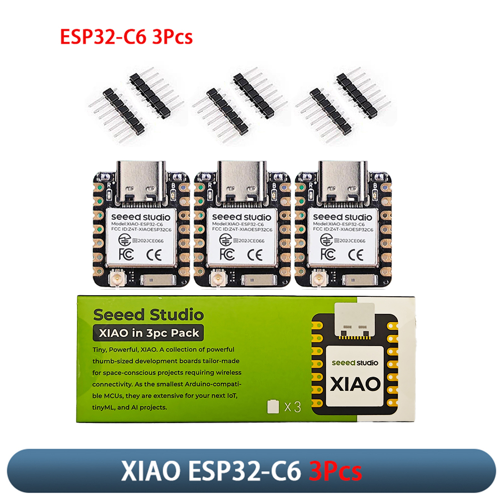 XIAO ESP32-C6 3 ชิ้นบอร์ดพัฒนา - Smart Home Arduino บทวิจารณ์และราคา