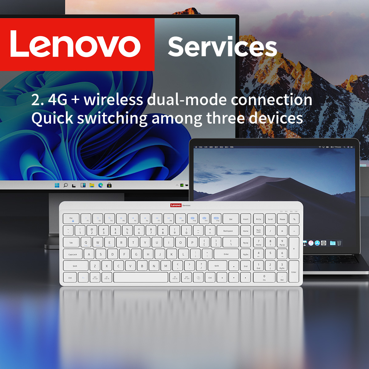 คีย์บอร์ดไร้สาย Lenovo แบบเชื่ - Smart Home Keyestudio บทวิจารณ์และราคา