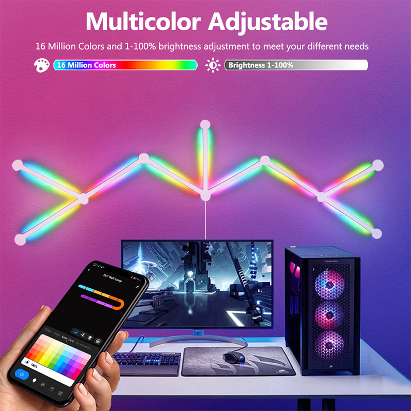 โคมไฟติดผนัง RGB อัจฉริยะ, ไฟ  - Smart Home Tv บทวิจารณ์และราคา