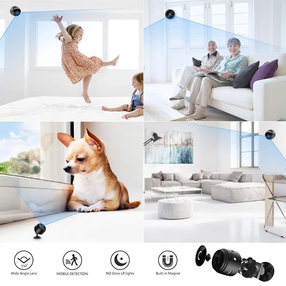 มินิไวไฟกล้องดิจิตอลกล้องซ่อนก - Smart Home Kamera บทวิจารณ์และราคา