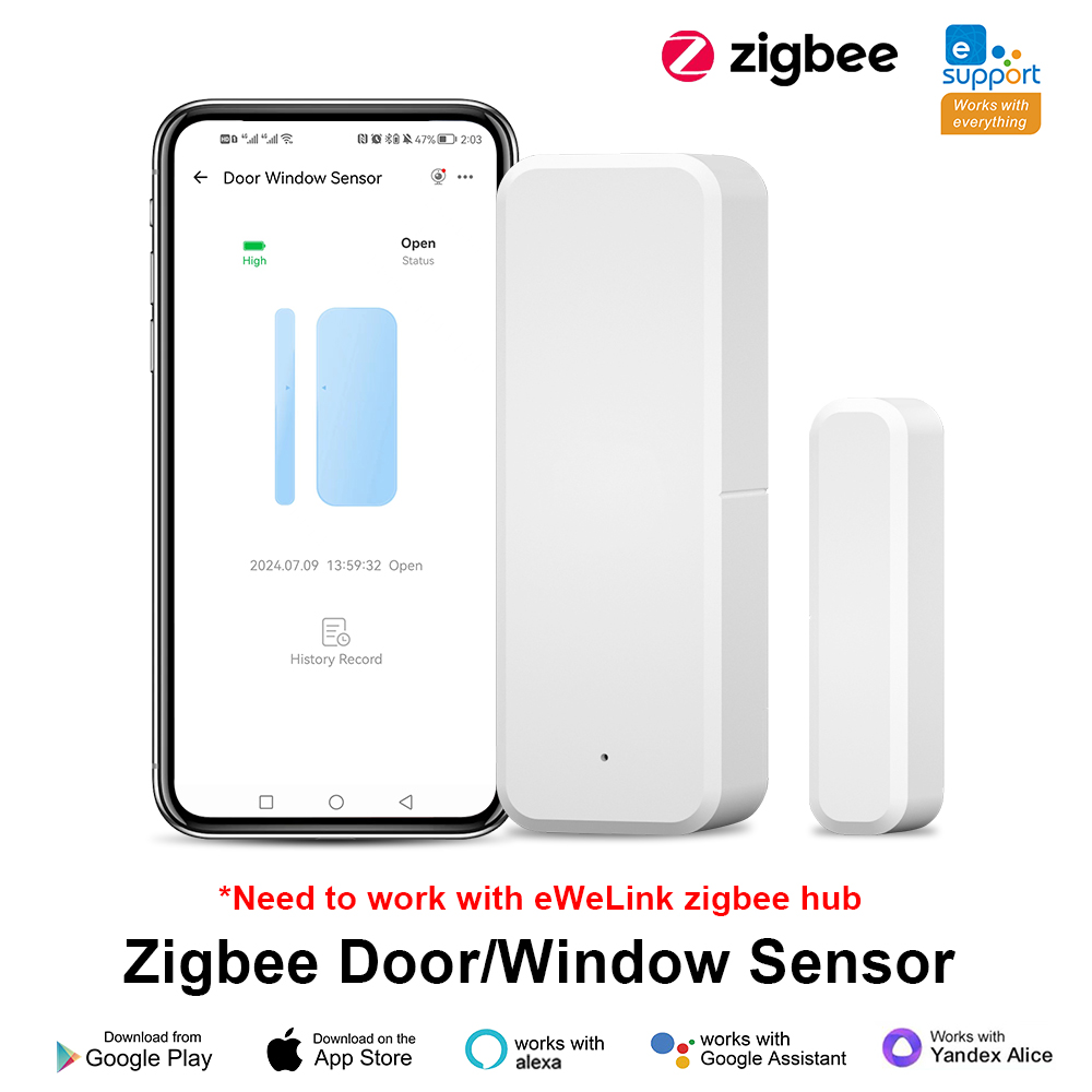 ZigBee เซ็นเซอร์ประตูหน้าต่าง  - Smart Home News บทวิจารณ์และราคา