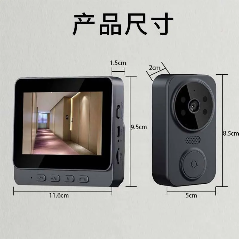 กล้องออดวิดีโอไร้สายอัจฉริยะ H - Smart Home Video Doorbell Installation บทวิจารณ์และราคา