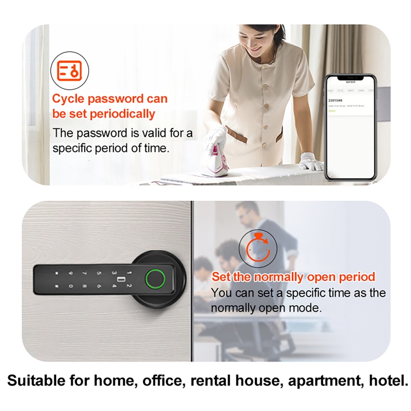 รีโมทคอนโทรล WiFi ควบคุมผ่านแอ - Smart Home Door Lock บทวิจารณ์และราคา