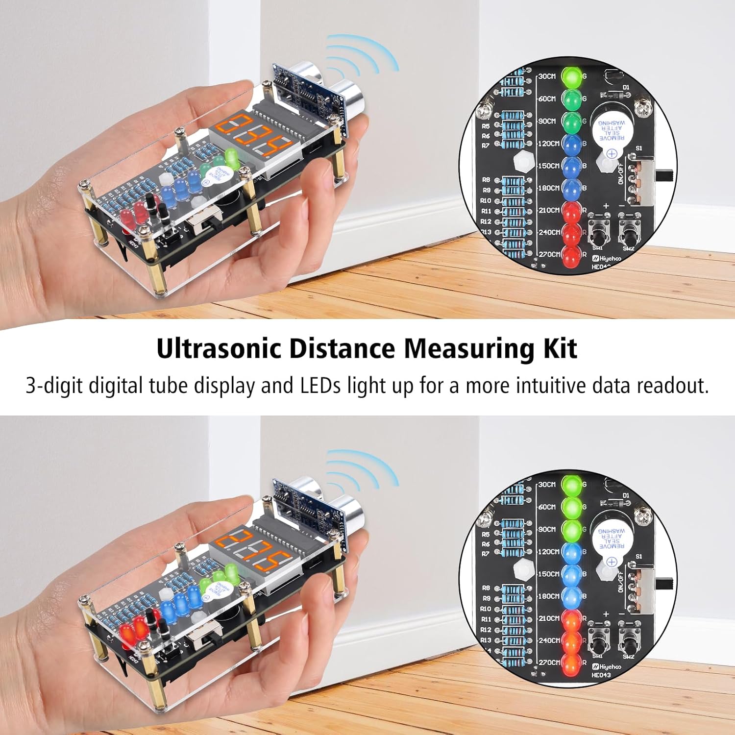 DIY อัลตราโซนิกนาฬิกาปลุกชุด H - Smart Home Arduino บทวิจารณ์และราคา