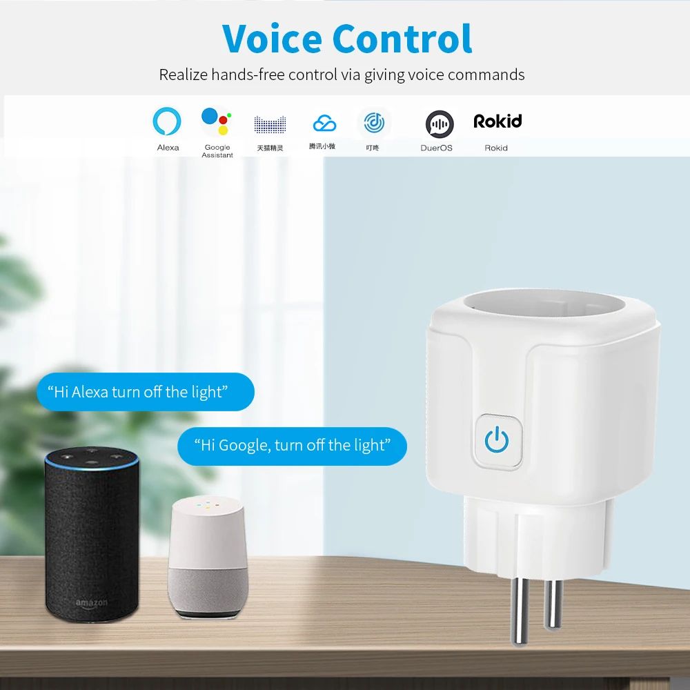 ปลั๊กอัจฉริยะ 20A EU แบบ Wifi  - Smart Home News บทวิจารณ์และราคา