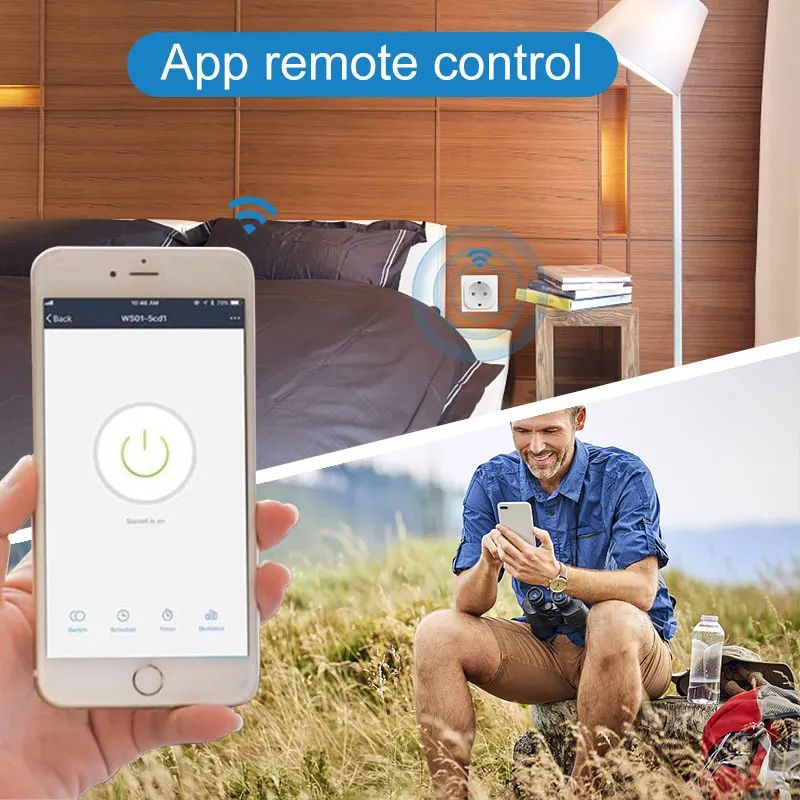 ปลั๊กอัจฉริยะ 20A EU แบบ Wifi  - Smart Home News บทวิจารณ์และราคา