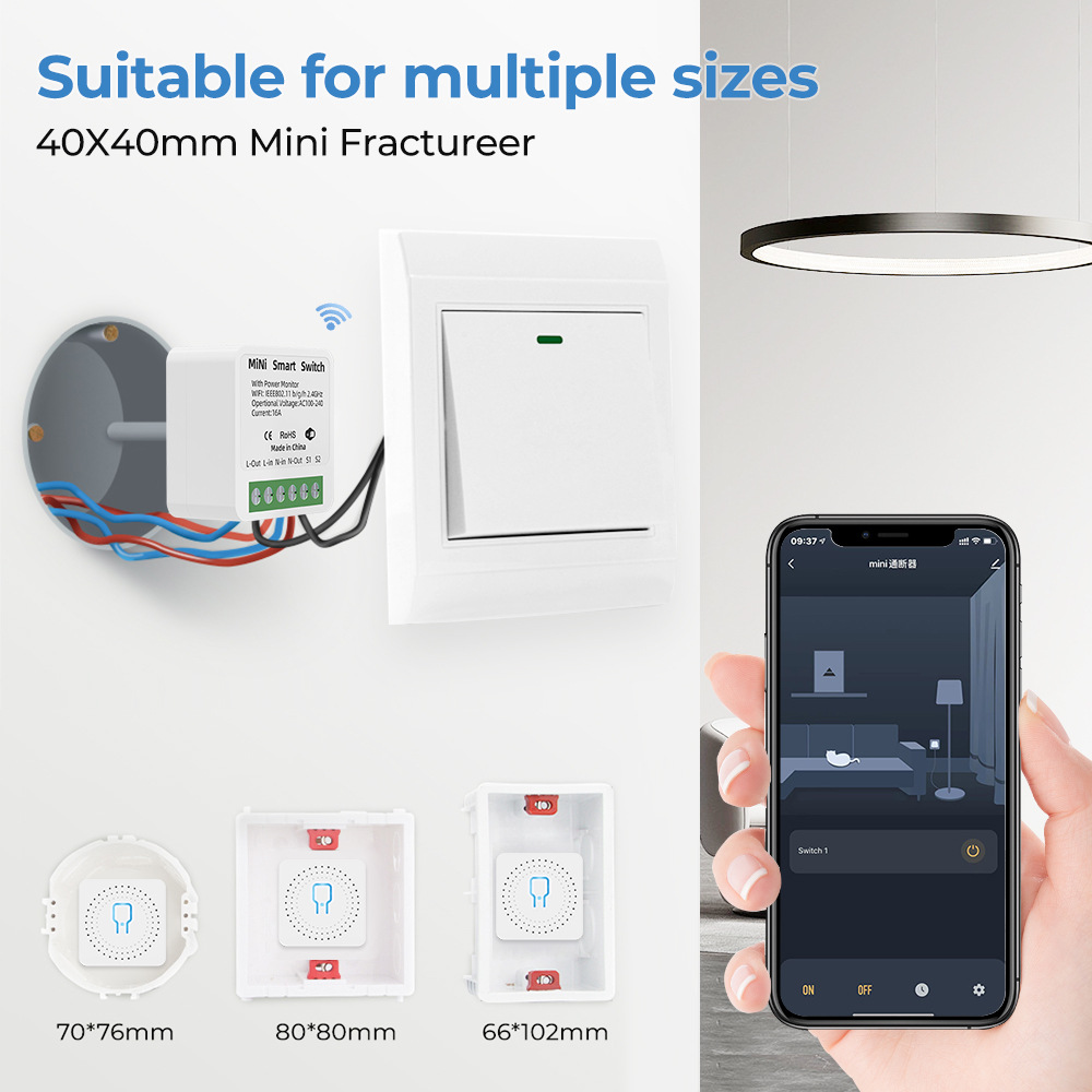 Zigbee/WiFiสมาร์ทสวิทช์Power M - Smart Home Utilities บทวิจารณ์และราคา