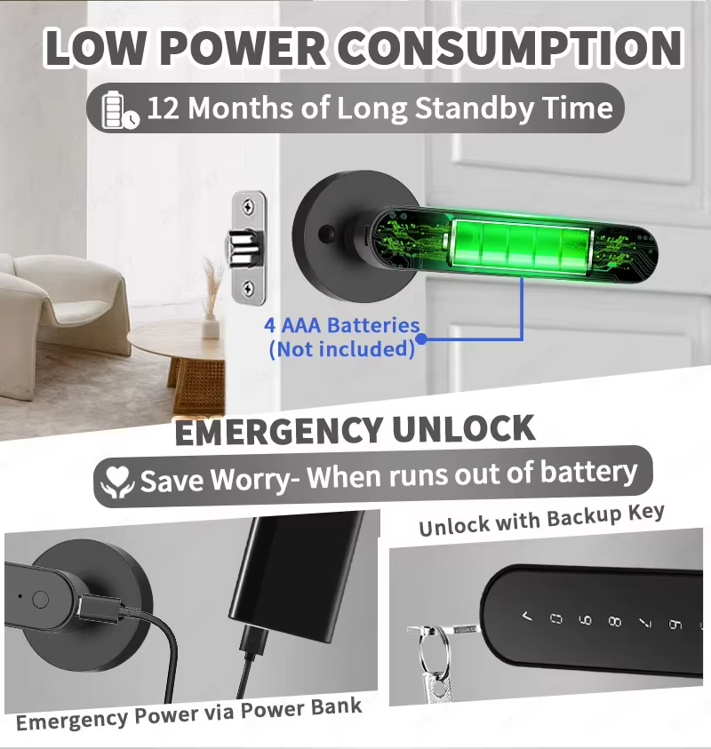 TTLock สมาร์ทล็อคประตูดิจิตอล, - Smart Home Door Lock บทวิจารณ์และราคา
