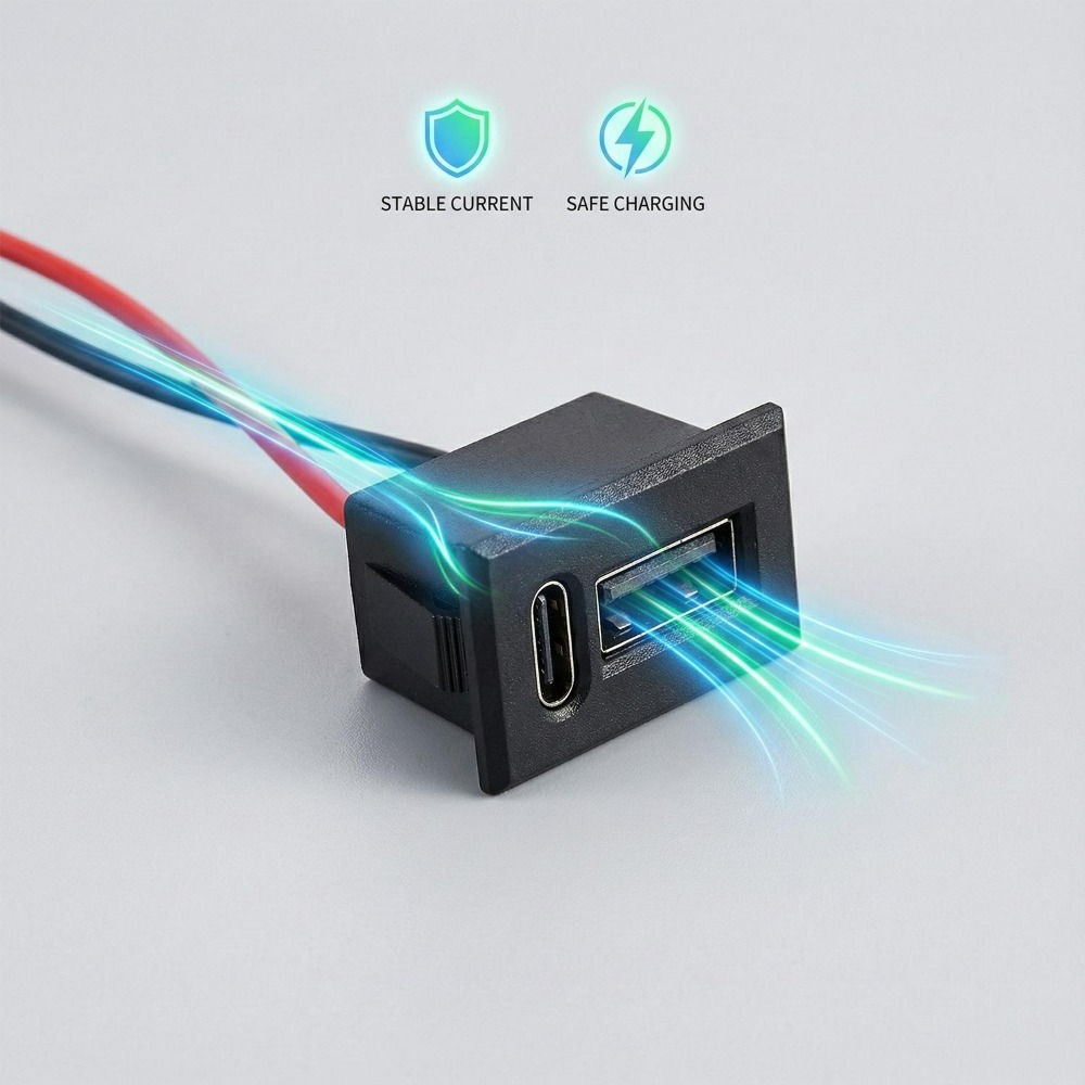 พอร์ต USB Type C แบบคู่ 20V/3A - Smart Home Utilities บทวิจารณ์และราคา