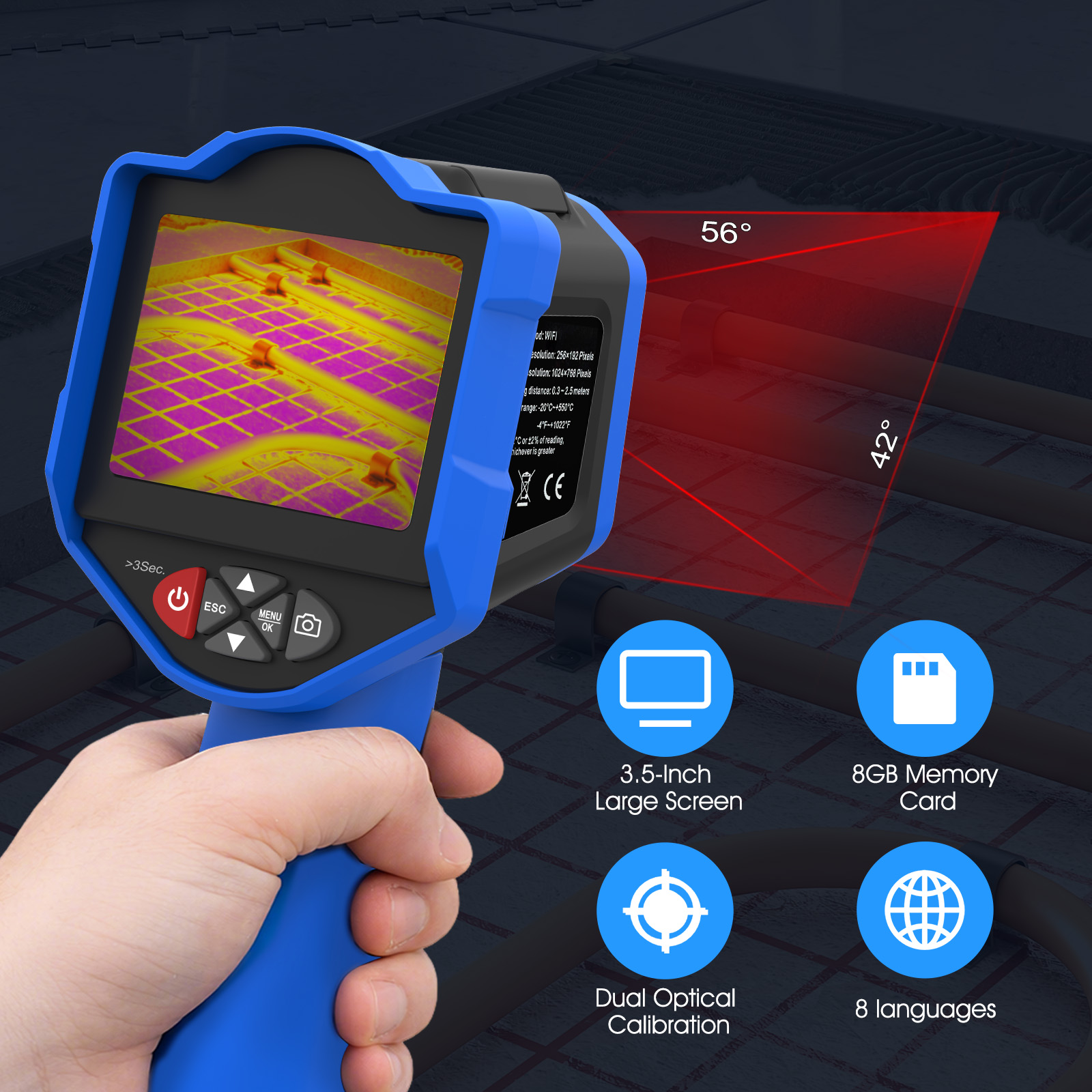 กล้องถ่ายภาพความร้อน HoldPeak  - Smart Home Hvac บทวิจารณ์และราคา
