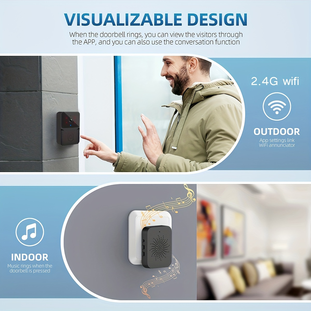 กริ่งประตูวิดีโออัจฉริยะไร้สาย - Smart Home News บทวิจารณ์และราคา
